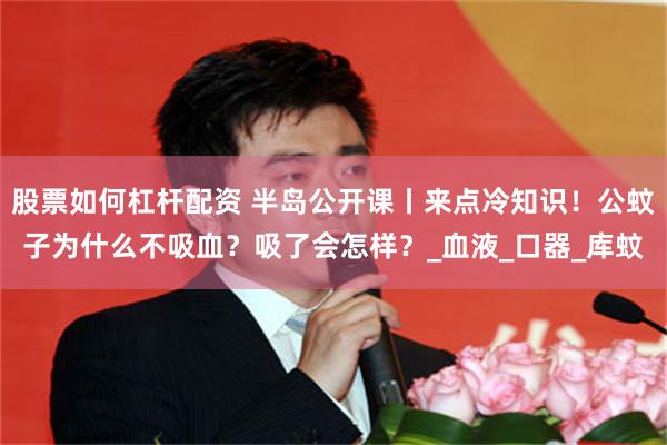 股票如何杠杆配资 半岛公开课丨来点冷知识！公蚊子为什么不吸血？吸了会怎样？_血液_口器_库蚊